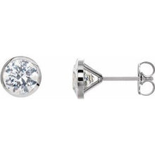 Load image into Gallery viewer, 14K White 1 1/2 CTW Diamond Cocktail-Style Earrings

