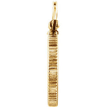 Load image into Gallery viewer, Coin Edge Screw-Top Coin Frame Dangle
