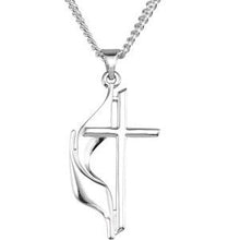 Load image into Gallery viewer, Methodist Cross Pendant 
