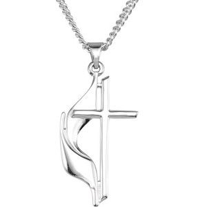 Methodist Cross Pendant 