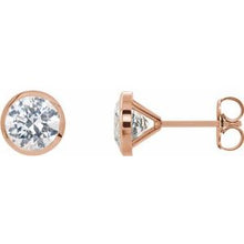 Load image into Gallery viewer, 14K Rose 1/2 CTW Diamond Cocktail-Style Earrings
