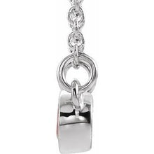 Charger l&#39;image dans la galerie, Two-Stone Bezel-Set Necklace or Center   
