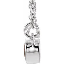 Load image into Gallery viewer, Two-Stone Bezel-Set Necklace or Center   
