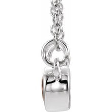 Charger l&#39;image dans la galerie, Two-Stone Bezel-Set Necklace or Center   
