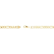 Load image into Gallery viewer, 14K Yellow 6.5 mm Figaro 20&quot; Chain
