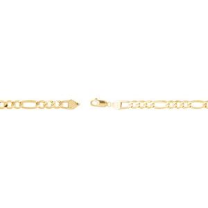 14K Yellow 6.5 mm Figaro 20