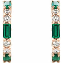 Load image into Gallery viewer, Accented Hoop Earrings
