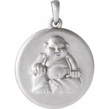 Load image into Gallery viewer, Sterling Silver Buddha Pendant
