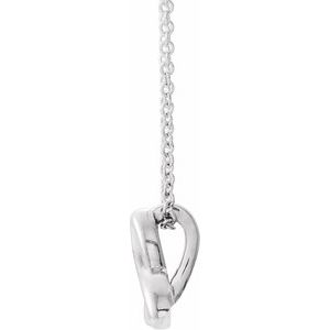 Sterling Silver Celtic-Inspired Trinity 16-18" Necklace