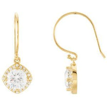 Load image into Gallery viewer, 14K Yellow 2 1/5 CTW Diamond Earrings
