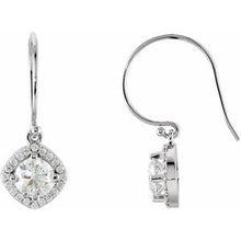 Load image into Gallery viewer, 14K White 1 3/4 CTW Diamond Earrings
