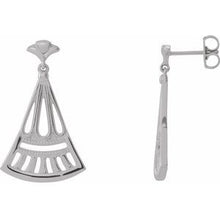 Load image into Gallery viewer, Sterling Silver Vintage-Inspired Dangle Earrings
