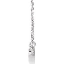 Load image into Gallery viewer, Sterling Silver Freeform Bar 16&quot; Necklace
