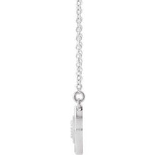 Load image into Gallery viewer, Sterling Silver Vintage-Inspired Bar 18&quot; Necklace
