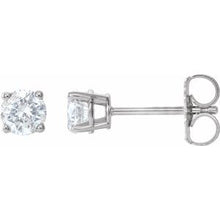 Load image into Gallery viewer, 14K White 3/4 CTW Diamond Earrings

