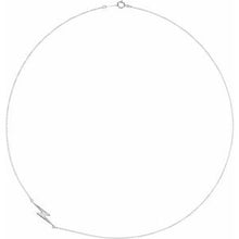 Load image into Gallery viewer, Sterling Silver Lightning Bolt 18&quot; Necklace

