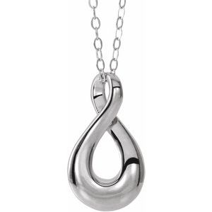 Sterling Silver Infinity-Inspired Ash Holder 18