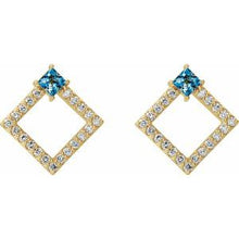 Load image into Gallery viewer, Accented Geometric Earrings   
