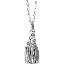 Charger l&#39;image dans la galerie, Sterling Silver Holding You Forever Ash Holder 18&quot; Necklace
