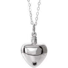 Charger l&#39;image dans la galerie, Heart Ash Holder Necklace
