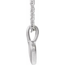 Load image into Gallery viewer, Sterling Silver .01 CT Diamond Youth Heart 16&quot; Necklace
