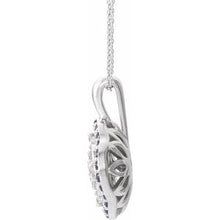 Load image into Gallery viewer, Halo-Style Cluster Necklace or Pendant  
