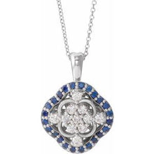 Load image into Gallery viewer, Halo-Style Cluster Necklace or Pendant  

