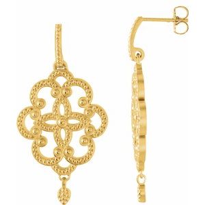 Granulated Earrings 