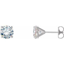Load image into Gallery viewer, Platinum 2 CTW Diamond 4-Prong Cocktail-Style Earrings
