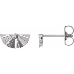 Sterling Silver Geometric Earrings