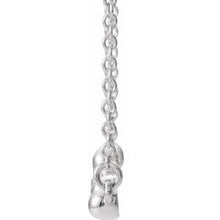 Load image into Gallery viewer, Sterling Silver Constellation Bar 18&quot; Necklace
