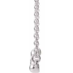Sterling Silver Constellation Bar 18" Necklace