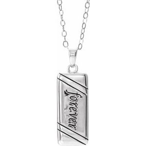 Sterling Silver Forever Companion Ash Holder 18