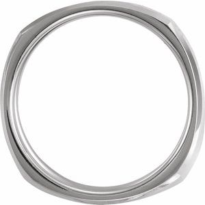 Euro Beveled-Edge Band with Satin Finish 
