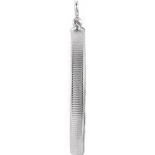 Load image into Gallery viewer, 38.5x3 mm Screw-Top Coin Edge Coin Frame Dangle
