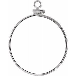 Sterling Silver Dangle Mounting for 38.5x3 mm Coin