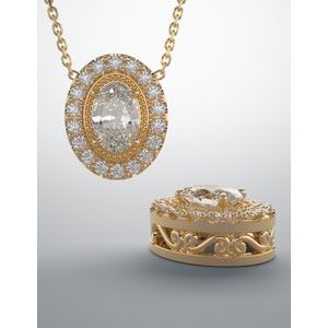 Halo-Style Pendant    