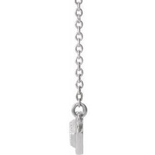 Load image into Gallery viewer, Sterling Silver Vintage-Inspired Bar 16&quot; Necklace
