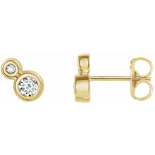 Load image into Gallery viewer, 14K Yellow 1 CTW Diamond Earrings
