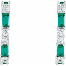 Load image into Gallery viewer, Accented Hoop Earrings
