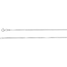 Load image into Gallery viewer, Sterling Silver 1.3 mm Diamond Cut Box 24&quot; Chain with Spring Ring
