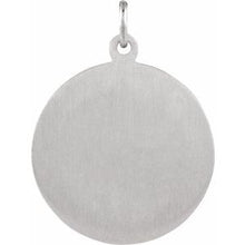 Load image into Gallery viewer, Sterling Silver 18 mm Round St. Mark Medal
