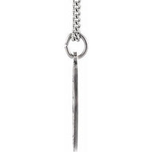 Charger l&#39;image dans la galerie, Sterling Silver 22 mm Round St. Joseph Medal 24&quot; Necklace
