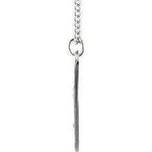 Load image into Gallery viewer, Sterling Silver 18 mm Round St. Andrew Necklace
