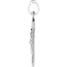 Load image into Gallery viewer, Sterling Silver 15 mm St. Patrick Medal
