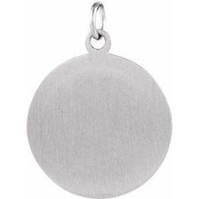 Load image into Gallery viewer, Sterling Silver 18 mm St. Patrick Medal
