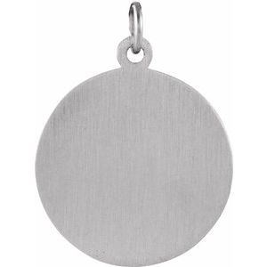 Sterling Silver 22 mm St. Gerard Medal