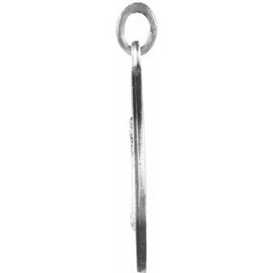 Sterling Silver 18 mm Our Lady of Loreto Medal