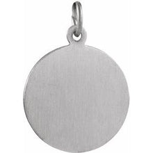 Load image into Gallery viewer, Sterling Silver 15 mm St. Lucy Medal
