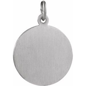 Sterling Silver 15 mm St. Lucy Medal